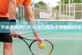 华体会体育：乒乓球台有几个等级的尺寸